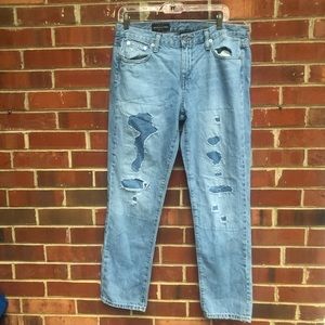 J.crew broken in boyfriend Jean